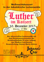 JohannisChor LUTHER IM KONZERT