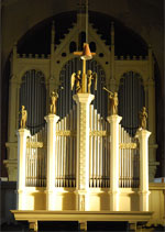 Orgel mit Rückpositiv