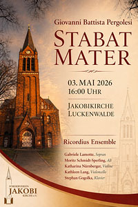 Konzert des Ricordius Ensembles „Stabat Mater“