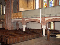 St. Jakobi zu Luckenwalde, Empore SW nach Wiederherstellung