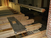 St. Jakobi zu Luckenwalde, Empore SW in der Wiederherstellung