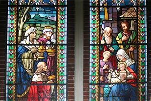 Festveranstaltung zur Einweihung der restaurierten Weihnachtsfenstergruppe