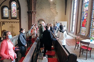 Festveranstaltung zum Abschluss der Fensterrestauration