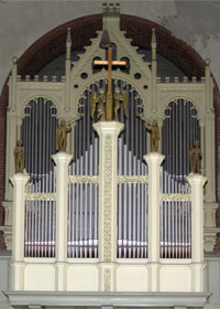 St. Jakobi zu Luckenwalde, Orgel mit Rückpositiv